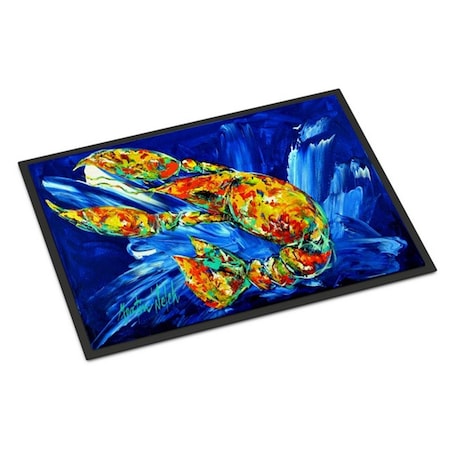 Carolines Treasures Not your Plano Crawfish Indoor or Outdoor Mat, 18 x 27 in. MW1228MAT